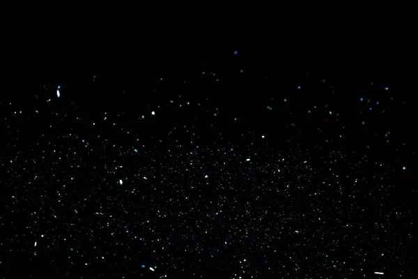 Starry Background Blue Polka Dots Black Background — Foto Stock