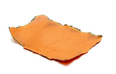 Eski kart beyaz arkaplanda yanmış