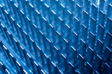 Görüntü kartı ısısı desen için yakın çekim batar