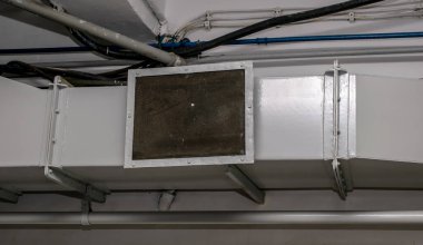 Havalandırma ızgarası tozla tıkanmış.