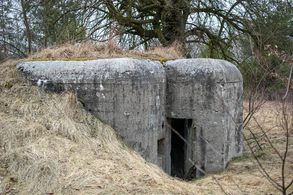 Bunker Combattimento Dalla Guerra — Foto Stock