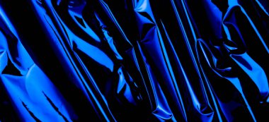 Dalgalı folyo, ışığın yansımaları, sanatsal arkaplan