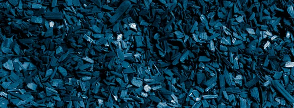 Голубой Древесный Уголь Фон Текстура — стоковое фото