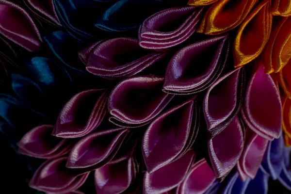 Фон Цветными Чайными Листьями — стоковое фото