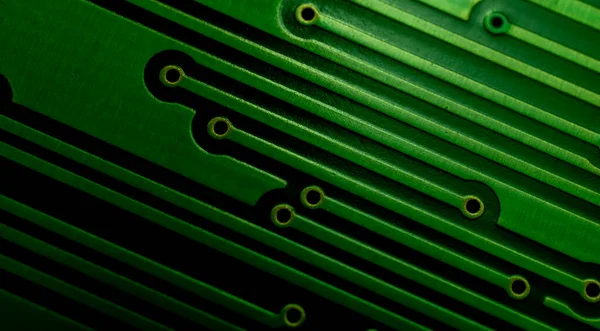 Printed Circuit Board Green — 图库照片