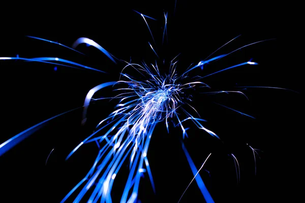 Sparks Dark Lines Light — Stock Photo, Image