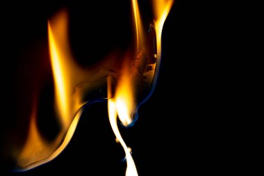 burning plastic close up, plastic is burning, melts and drips