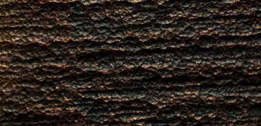 etched metal pitting background, close-up