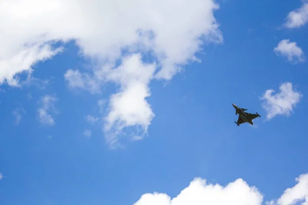 Military Fighter Excercise Sky — Stock Photo, Image