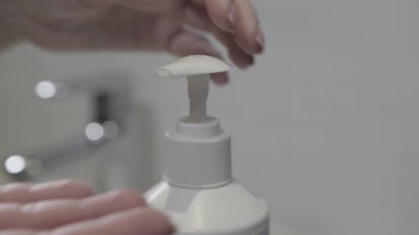 Covid Lavarsi Mani Igienizzare Mani Con Lavaggio Mano Sapone Come — Video Stock