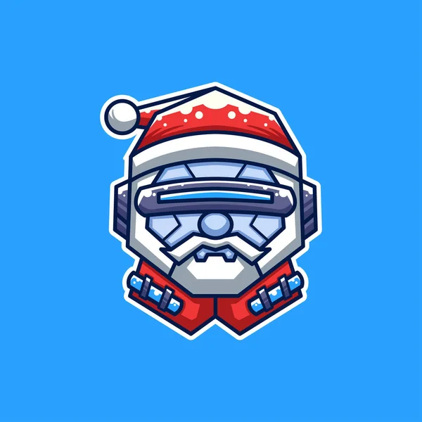 Cyborg Noel Baba Yaratıcı Noel Çizgi Filmi Karakteri