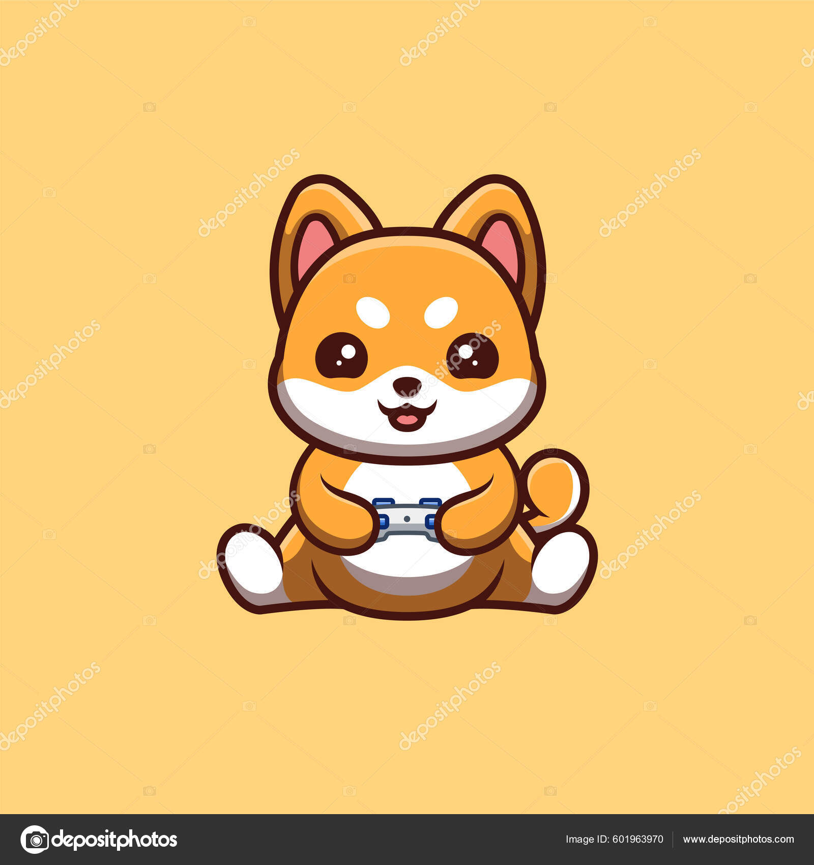 Panda sitting on cloud cute creative kawaii Vector Image