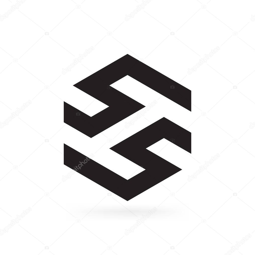 Creative and modern letter H logo design Vector template