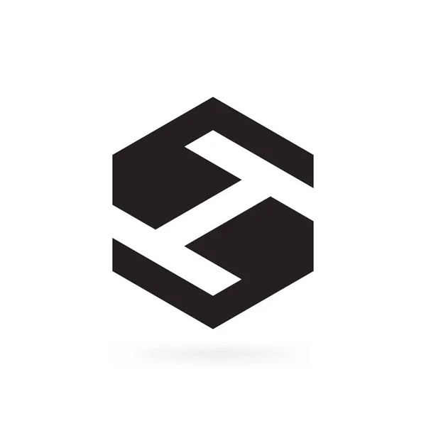 Kreatywny Nowoczesny Unikalna Litera Logo Projekt Ikony Szablon Wektora — Wektor stockowy