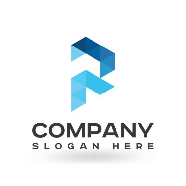 Business Modern Harf Renkli R Logosu tasarım vektör şablonu. Arkadaş canlısı komik ABC yazı tipi. Karakterler Giriş Logotype Simgesi simgeleri