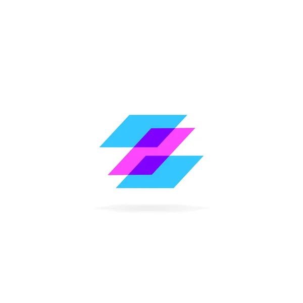 Abstract Creative Letter Logo Signs Colorful Icon Symbol Design Logotype — 스톡 벡터