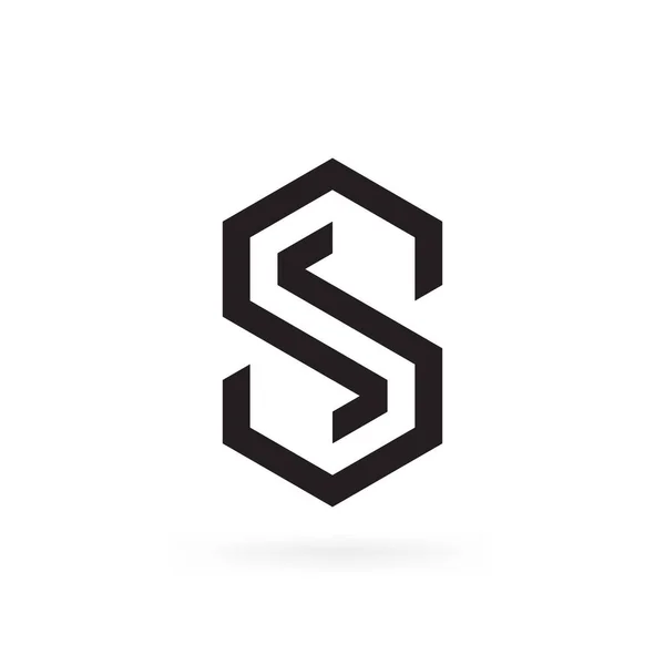 Modern Creatief Uniek Corporate Business Letter Logo Icoon Ontwerp Vectorsjabloon — Stockvector