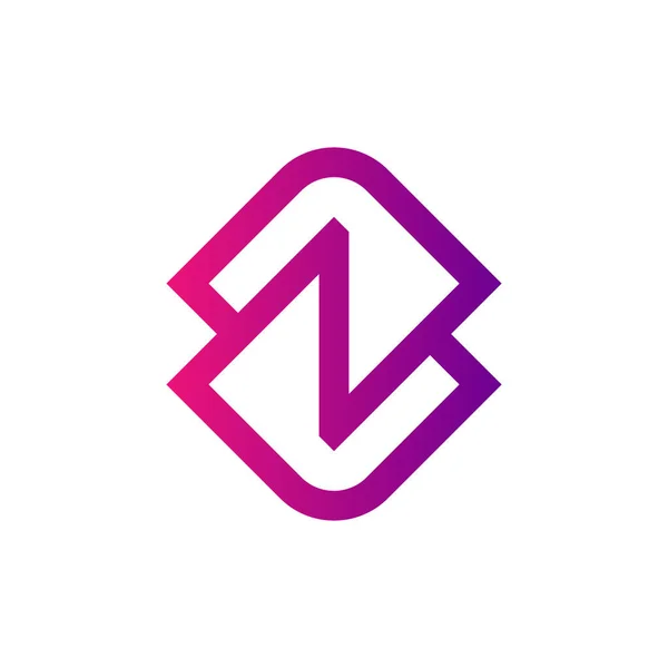 Unique Modern Creative Trendy Business Brand Colorful Letter Icon Logo — 스톡 벡터