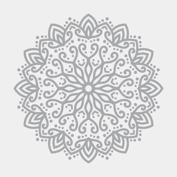 Decorativo Ornamental Mandala Diseño Fondo Ilustración Vector — Vector de stock