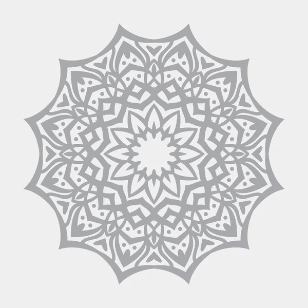 Ornamental Mandala Fondo Diseño Ilustración Vector — Vector de stock
