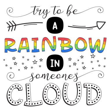 İlham verici harf cümlesi. Dekorasyon için mükemmel ve kolayca düzenlenebilir..