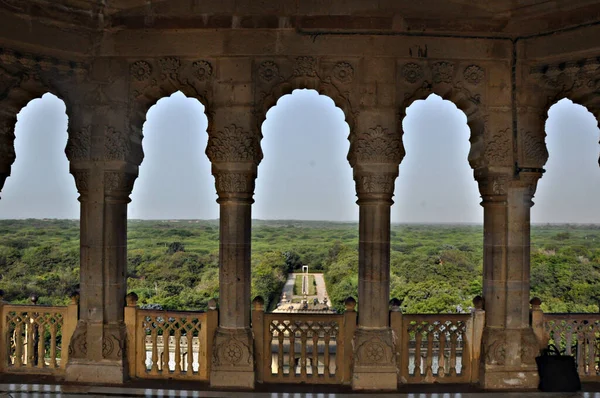 Древняя Индийская Архитектура Историческое Место Структура Поклонения Древней Индуистской Цивилизации — стоковое фото