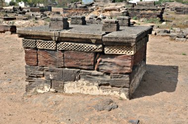 Antik Hint mimarisi. Eski Hint uygarlığı için tarihi ibadet yeri veya yapısı.