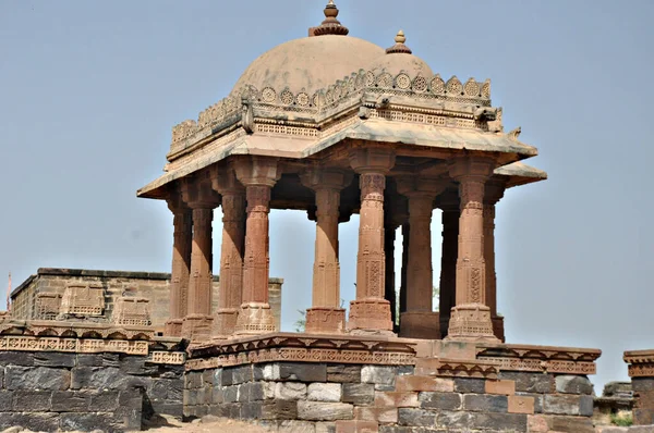 Starověká Indická Architektura Historické Místo Nebo Struktura Uctívání Starověké Hinduistické — Stock fotografie