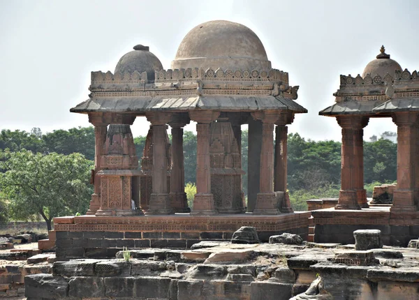 Древняя Индийская Архитектура Историческое Место Структура Поклонения Древней Индуистской Цивилизации — стоковое фото