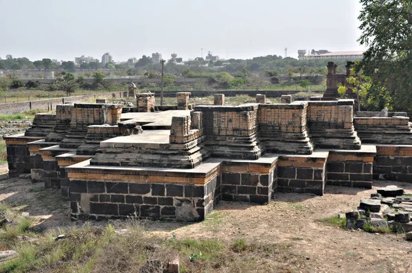 Arquitectura India Antigua Lugar Histórico Estructura Culto Para Antigua Civilización —  Fotos de Stock