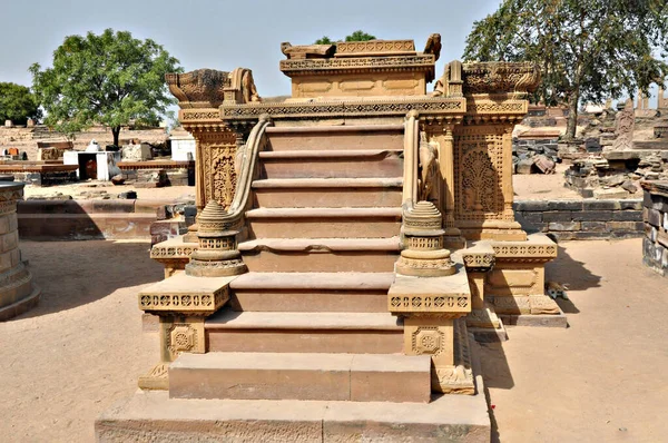 Ancienne Architecture Indienne Lieu Historique Structure Culte Pour Civilisation Hindoue — Photo