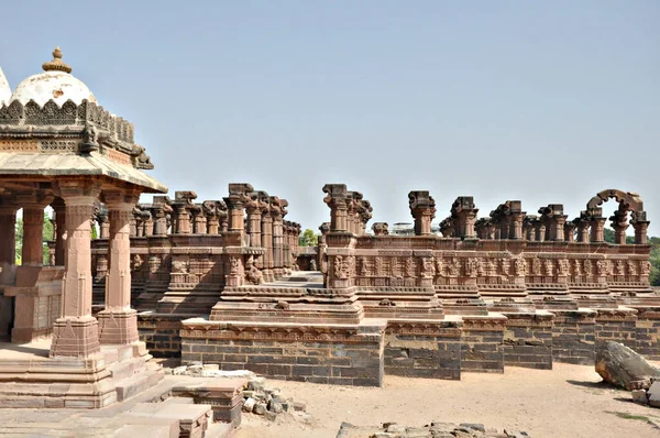 Arquitectura India Antigua Lugar Histórico Estructura Culto Para Antigua Civilización —  Fotos de Stock