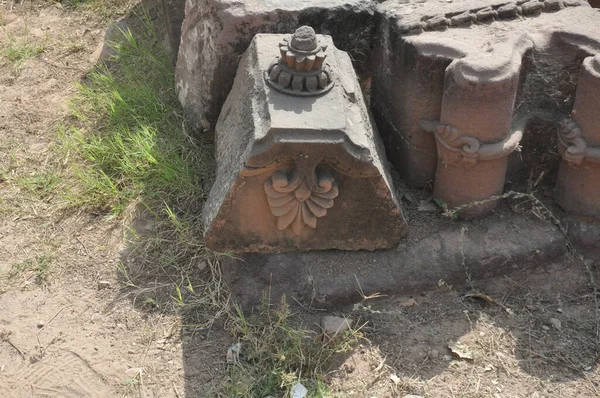 Sculptures Indiennes Anciennes Paternel Inde Oeuvres Art Dans Les Temples — Photo