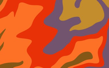 Dairesel yay ile arkaplan. Bükülmüş çizgileri olan yepyeni renkli bir çizim. Reklamlar ve reklamlar için desen.