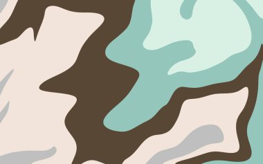 Dairesel yay ile arkaplan. Bükülmüş çizgileri olan yepyeni renkli bir çizim. Reklamlar ve reklamlar için desen.