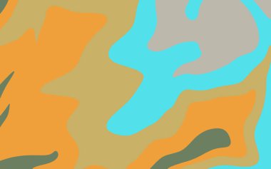 Yumuşak pastel arka plan, akışkan şekilli. Renkli soyut illüstrasyon.