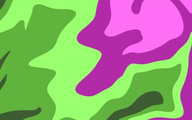 Yumuşak pastel arka plan, akışkan şekilli. Renkli soyut illüstrasyon.