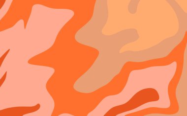 Yumuşak pastel arka plan, akışkan şekilli. Renkli soyut illüstrasyon.