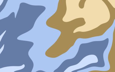 Yumuşak pastel arka plan, akışkan şekilli. Renkli soyut illüstrasyon.