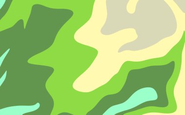 Yumuşak pastel arka plan, akışkan şekilli. Renkli soyut illüstrasyon.