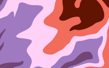 Dairesel kavisli doku. Renkli çizimler, kıvrımlardan oluşur. Broşürler, broşürler için desen.