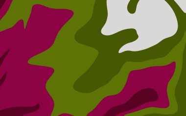 Dairesel kavisli doku. Renkli çizimler, kıvrımlardan oluşur. Broşürler, broşürler için desen.