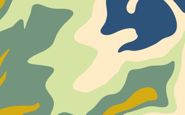 Dairesel kavisli doku. Renkli çizimler, kıvrımlardan oluşur. Broşürler, broşürler için desen.