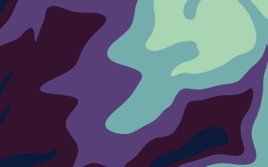 Dairesel kavisli doku. Renkli çizimler, kıvrımlardan oluşur. Broşürler, broşürler için desen.