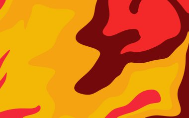 Dairesel kavisli doku. Renkli çizimler, kıvrımlardan oluşur. Broşürler, broşürler için desen.