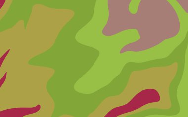 Dairesel kavisli doku. Renkli çizimler, kıvrımlardan oluşur. Broşürler, broşürler için desen.