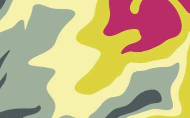 Renkli soyut arka plan. Dijital şablon. Moda afişi ve modaya uygun dekorasyon, kumaş ve tekstil tasarımı deseni.