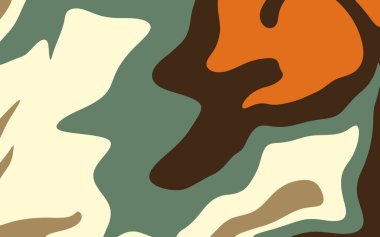 Renkli soyut arka plan. Dijital şablon. Moda afişi ve modaya uygun dekorasyon, kumaş ve tekstil tasarımı deseni.