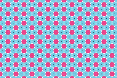 Geometrik süsleme biçiminde kusursuz desen arkaplanı.