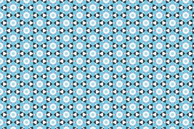 Geometrik süsleme biçiminde kusursuz desen arkaplanı.